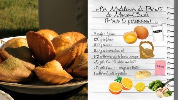 Madeleine recette de claude 