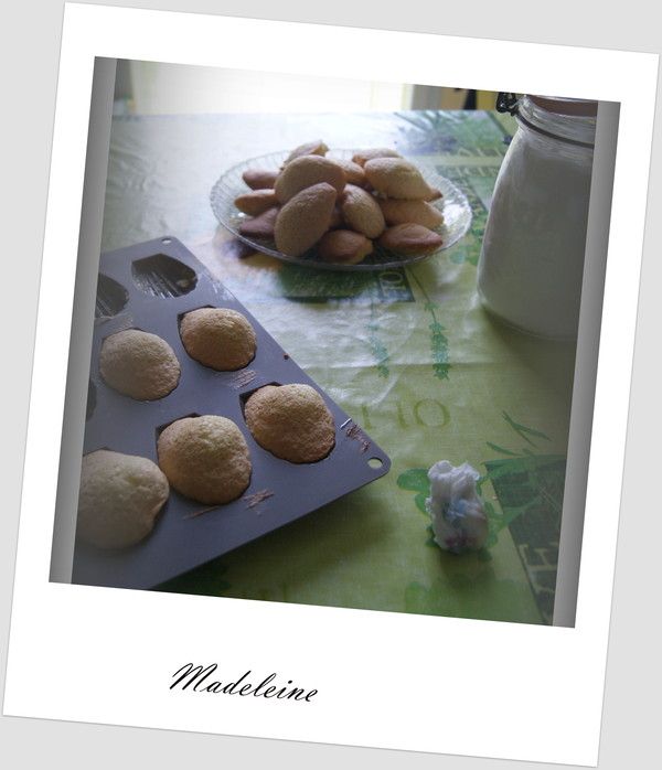 Madeleine recette 2